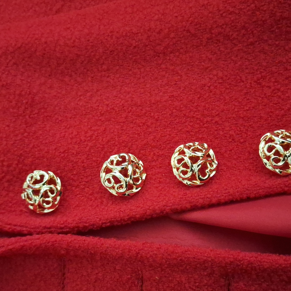 Valentina Made In Italy Red Blazer - Picture 3 of 6